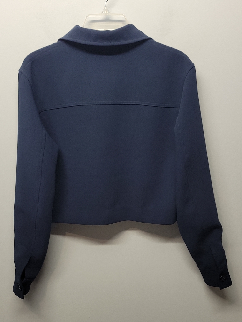 Aritzia Wilfred Little Cropped Jacket Navy Blue size Small - Picture 5 of 9